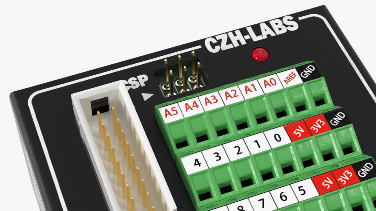 3D UNO Screw Terminal Block Din Rail model