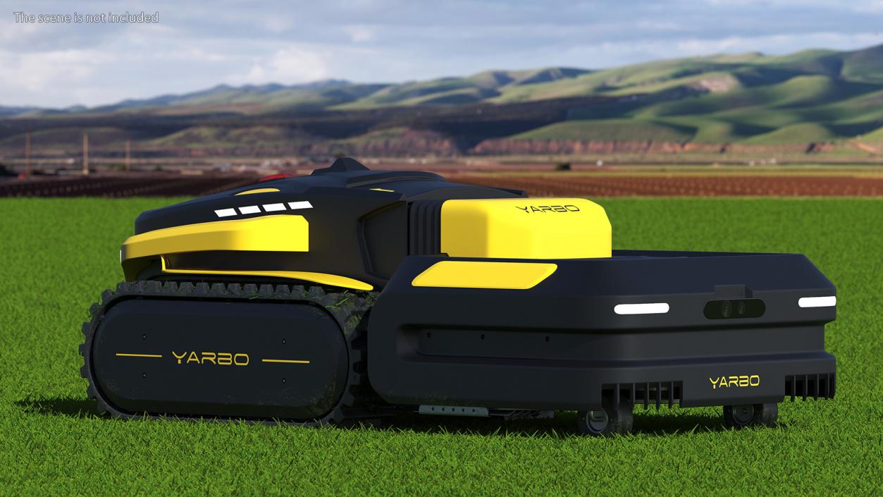 3D model Yarbo Lawn Mower M1 Mowing Robot Working