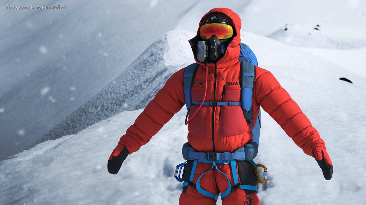 3D model Everest Climber