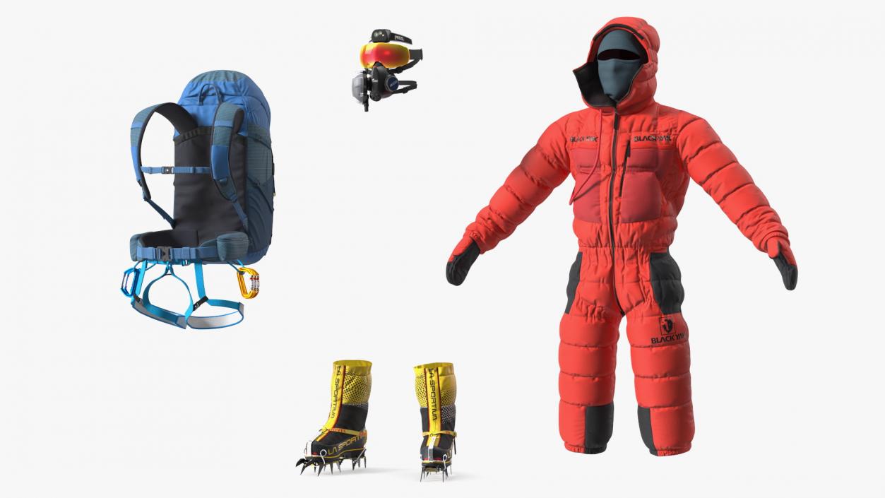 3D model Everest Climber