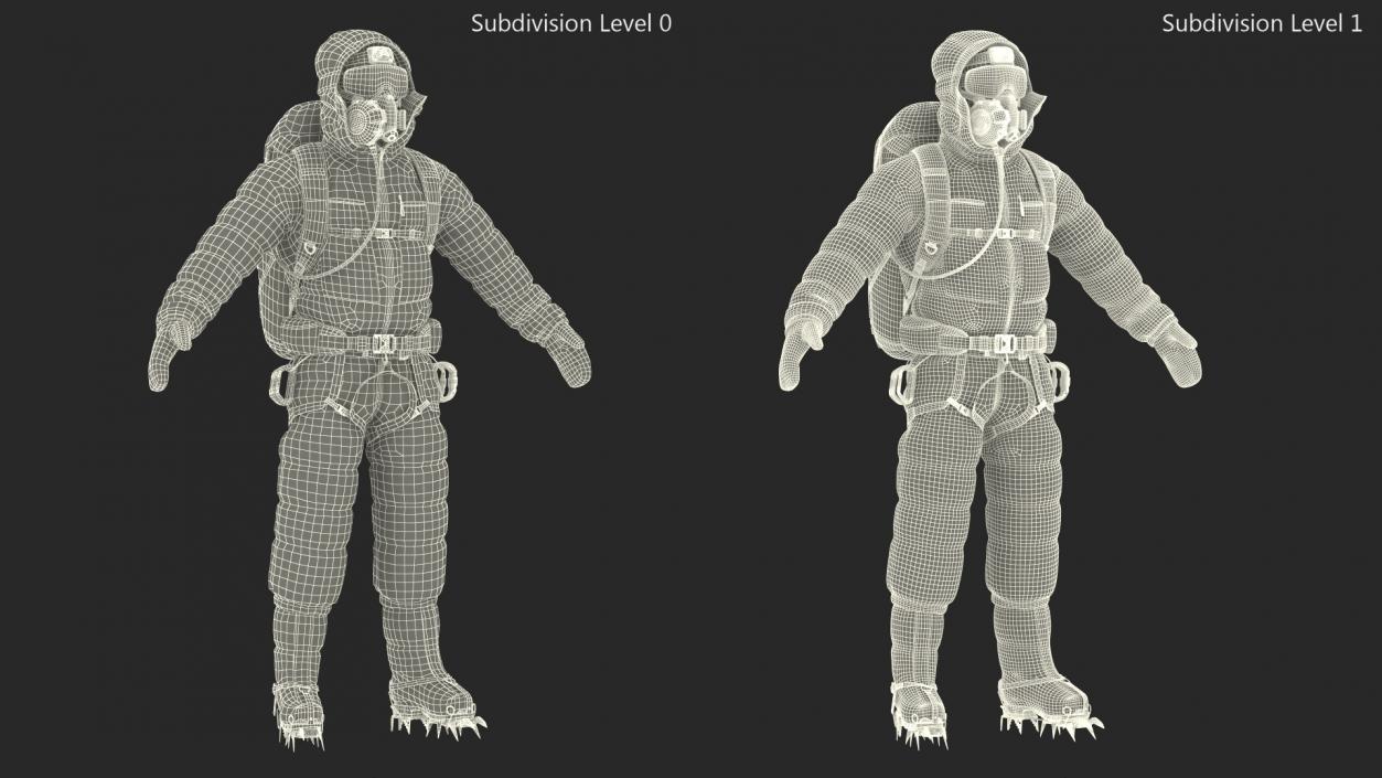 3D model Everest Climber