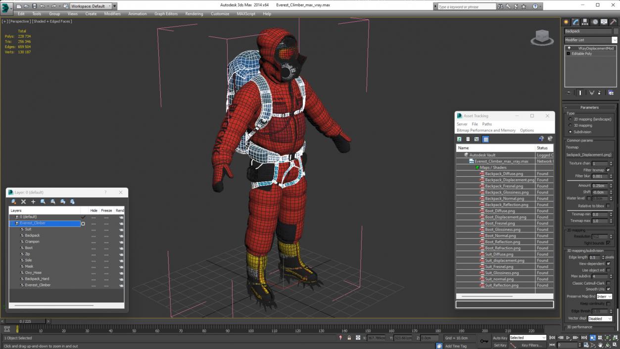 3D model Everest Climber