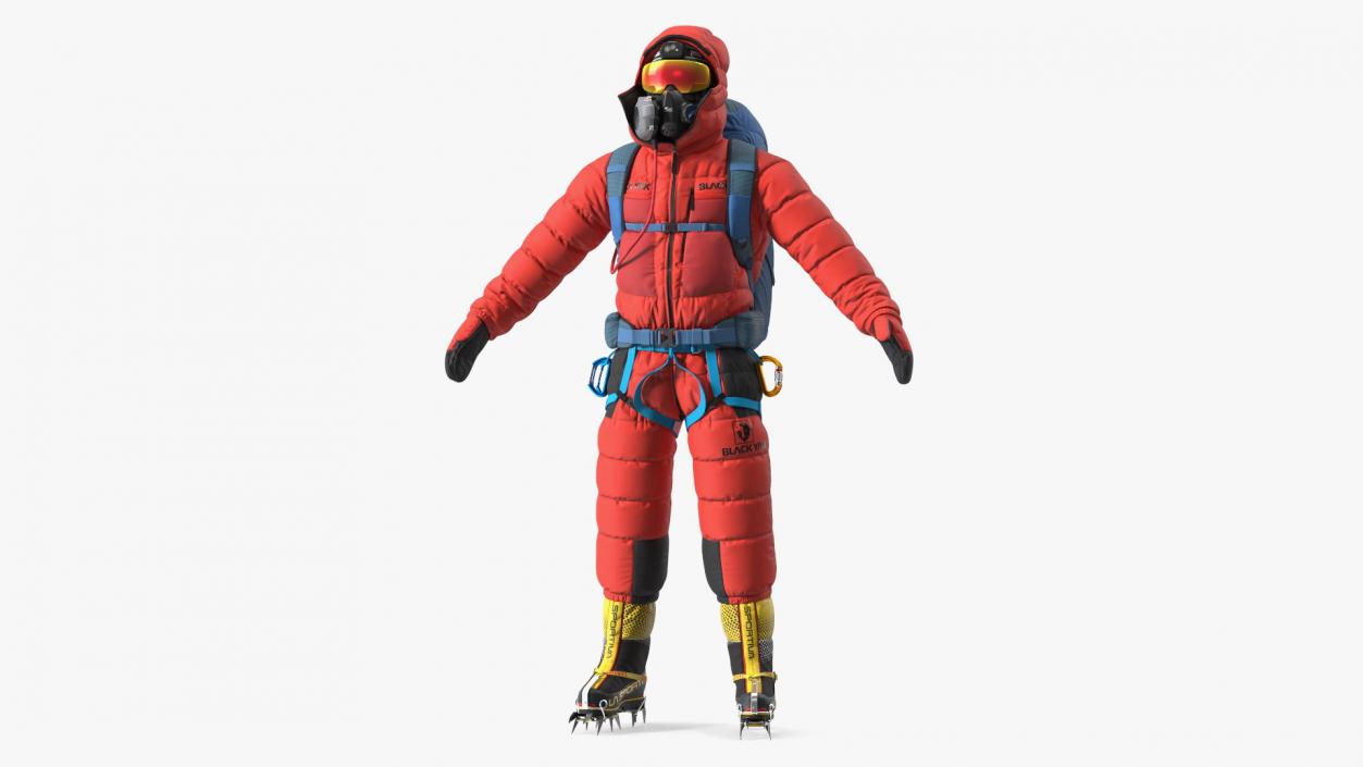 3D model Everest Climber