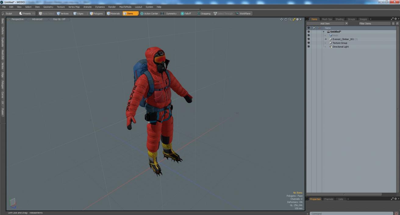 3D model Everest Climber