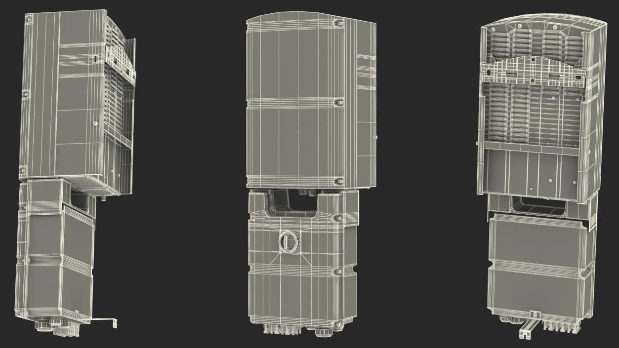 Three Phase Solar Panel Inverter 3D