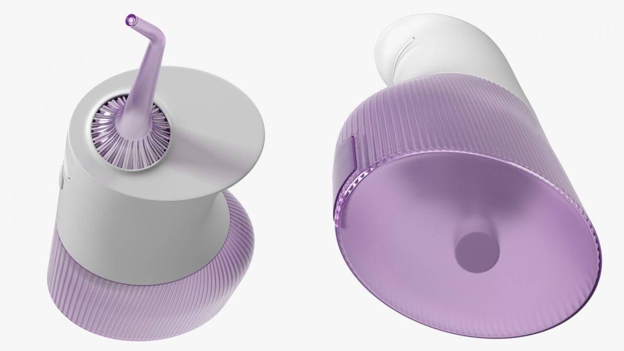 3D Teeth Cleaning Device Purple model