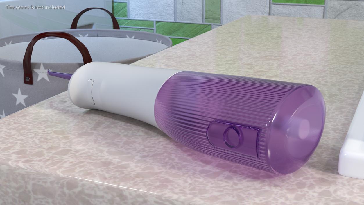 3D Teeth Cleaning Device Purple model