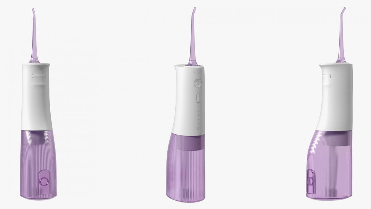 3D Teeth Cleaning Device Purple model