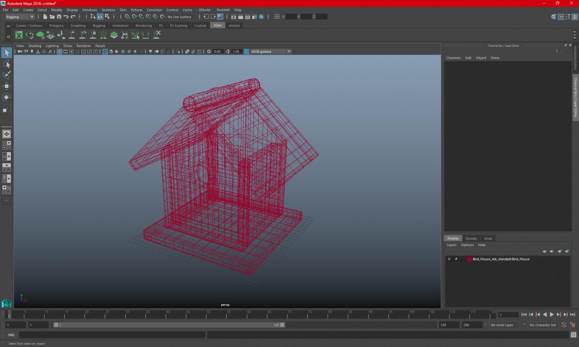 3D model Bird House