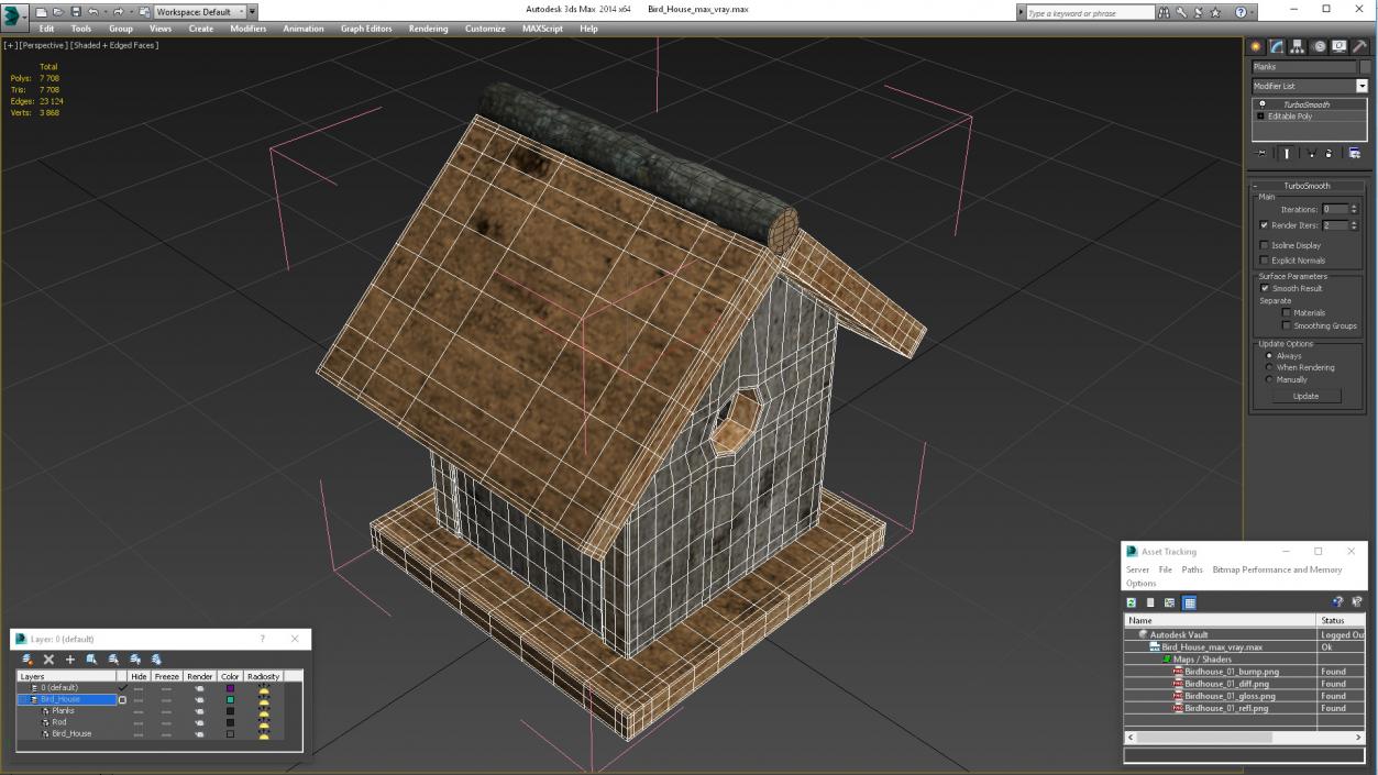 3D model Bird House