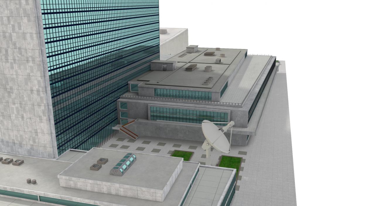 Headquarters of the United Nations 3D model