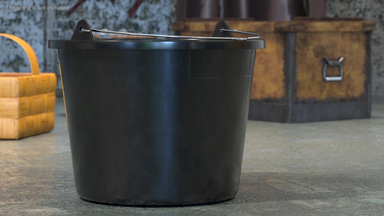 Construction Buckets Set 3D model