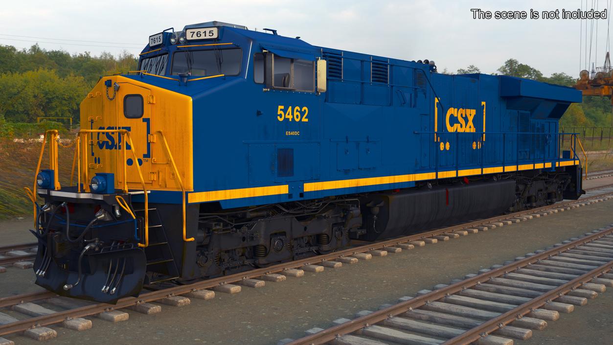 3D CSX GE AC6000CW Locomotive