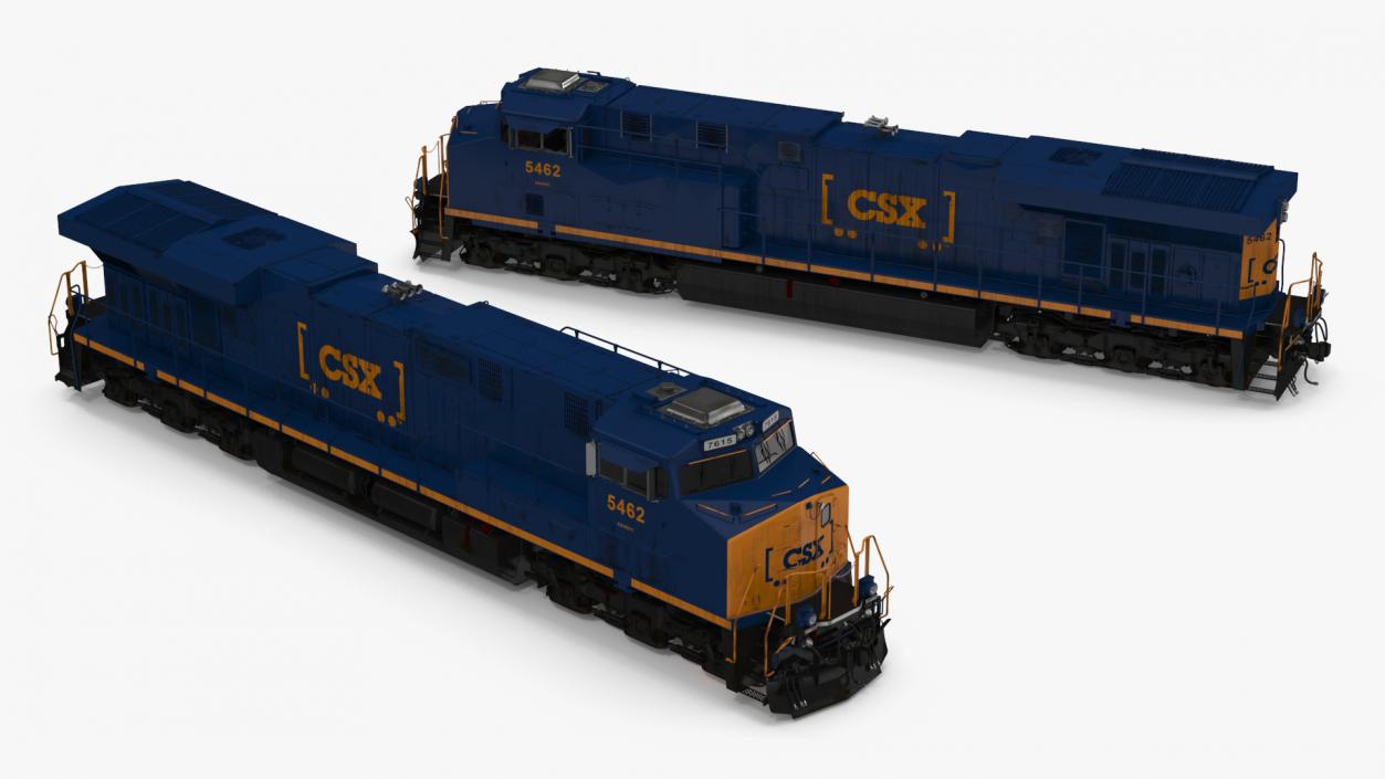 3D CSX GE AC6000CW Locomotive