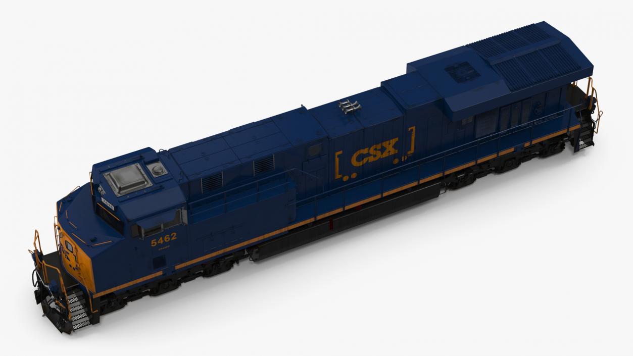 3D CSX GE AC6000CW Locomotive