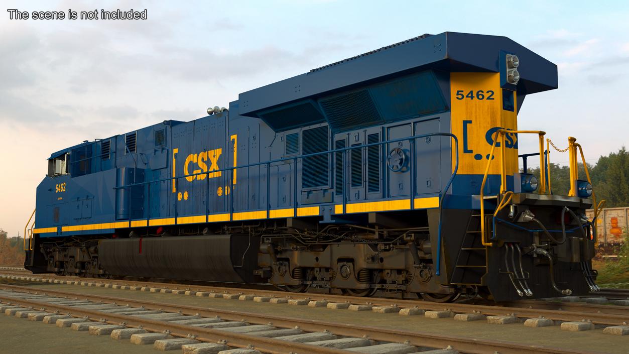 3D CSX GE AC6000CW Locomotive