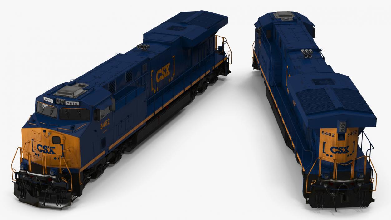 3D CSX GE AC6000CW Locomotive