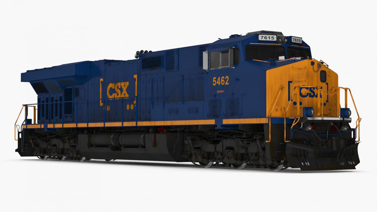 3D CSX GE AC6000CW Locomotive