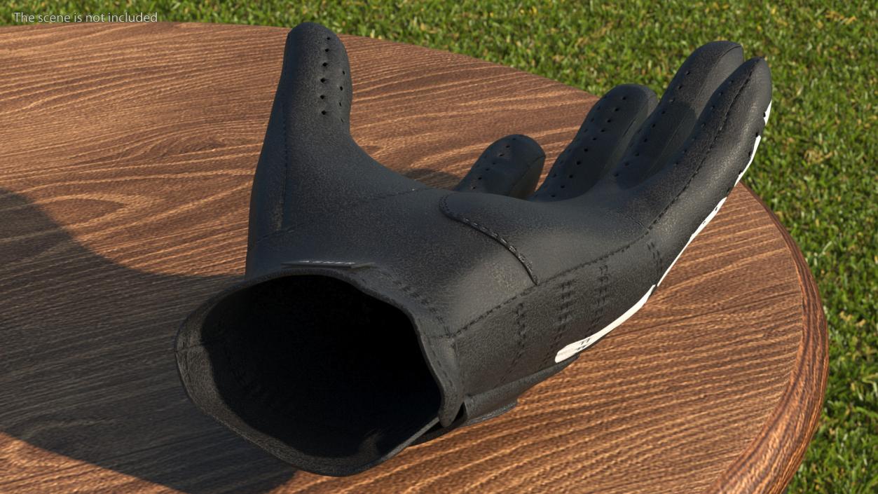 3D Black Premium Golf Gloves Asher