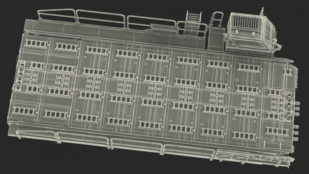 3D Halvorsen Aircraft Loader Old Rigged