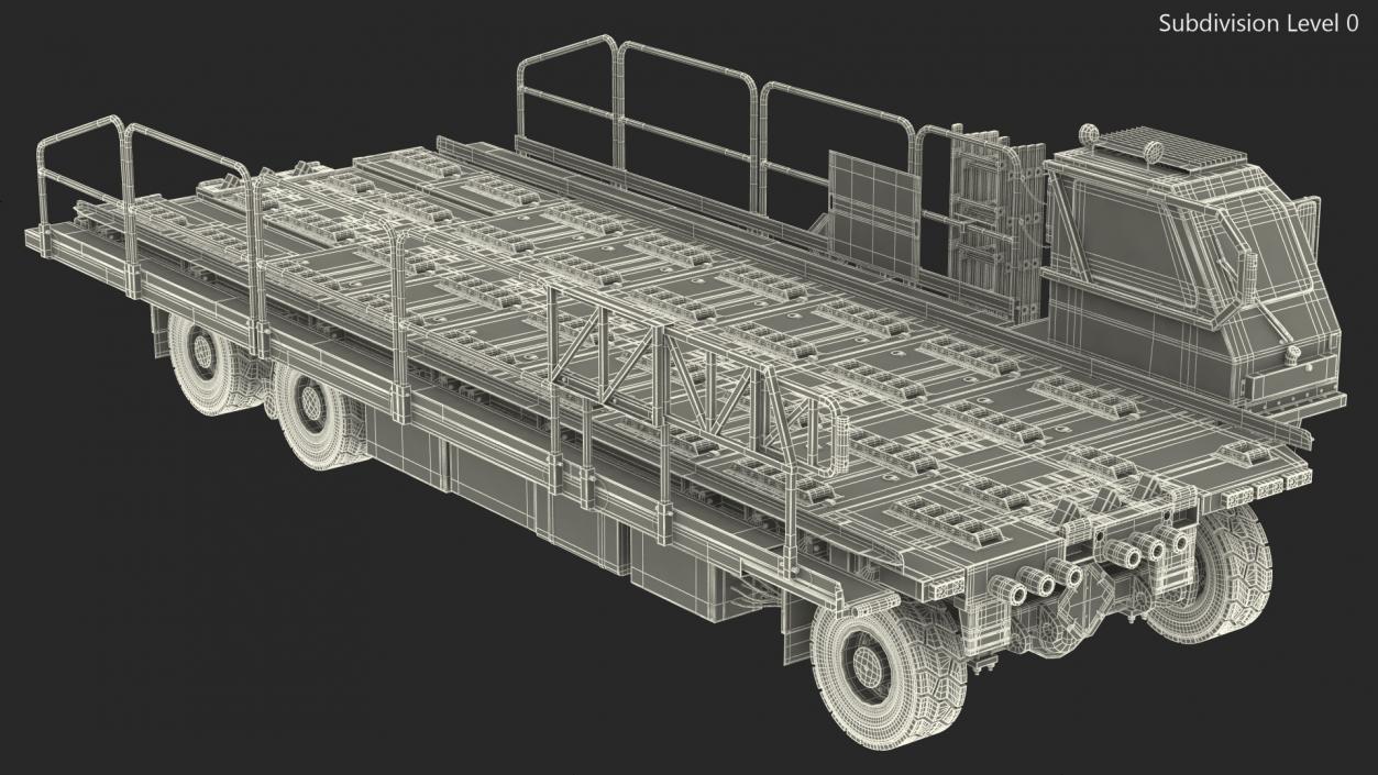 3D Halvorsen Aircraft Loader Old Rigged