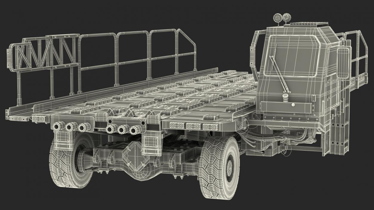 3D Halvorsen Aircraft Loader Old Rigged