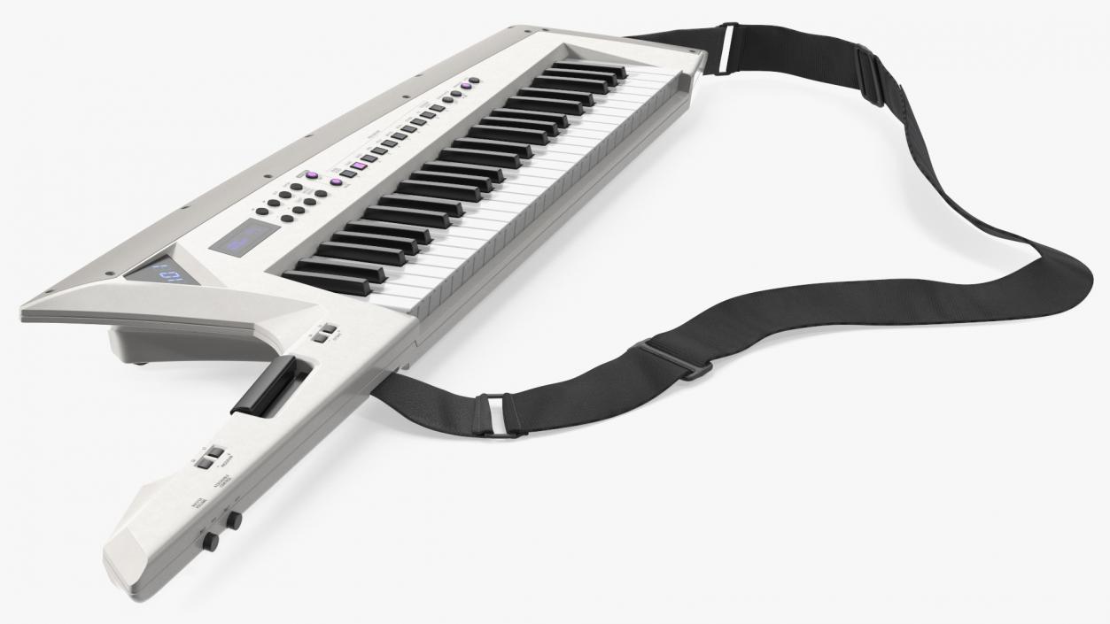 Keytar White 3D