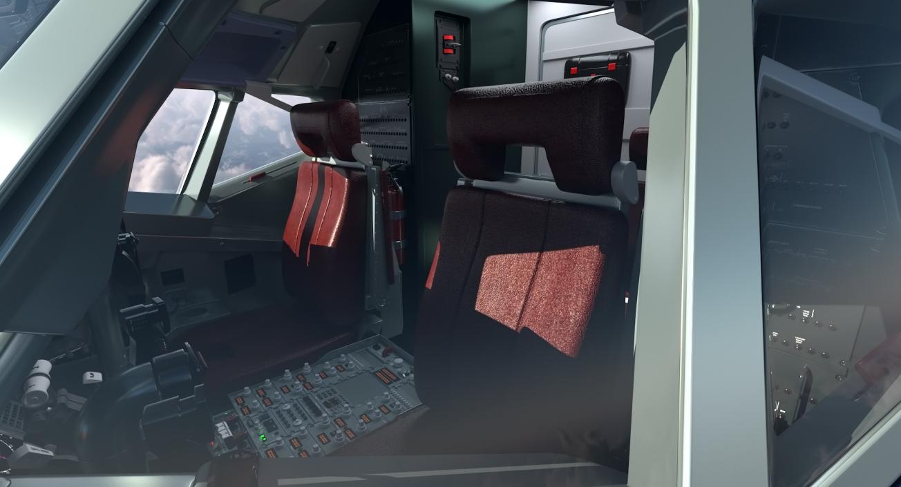 3D Boeing 737 Cockpit model