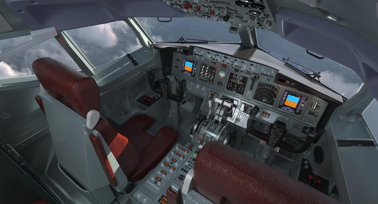 3D Boeing 737 Cockpit model