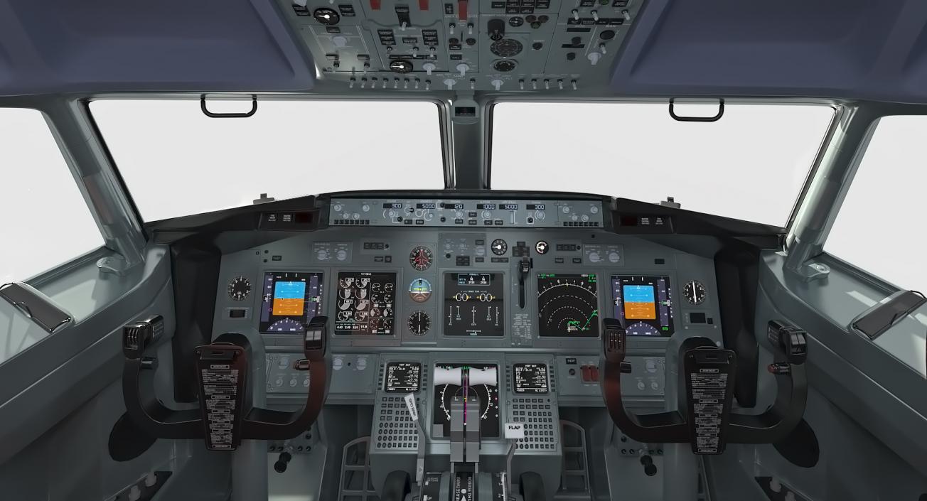 3D Boeing 737 Cockpit model