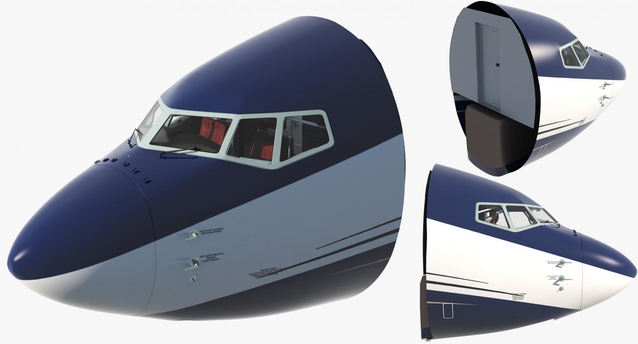 3D Boeing 737 Cockpit model