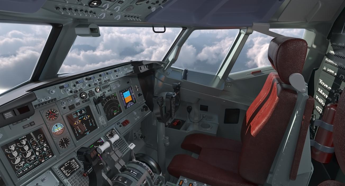 3D Boeing 737 Cockpit model