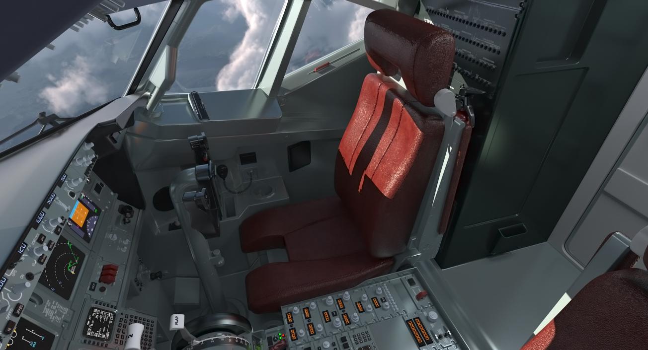 3D Boeing 737 Cockpit model