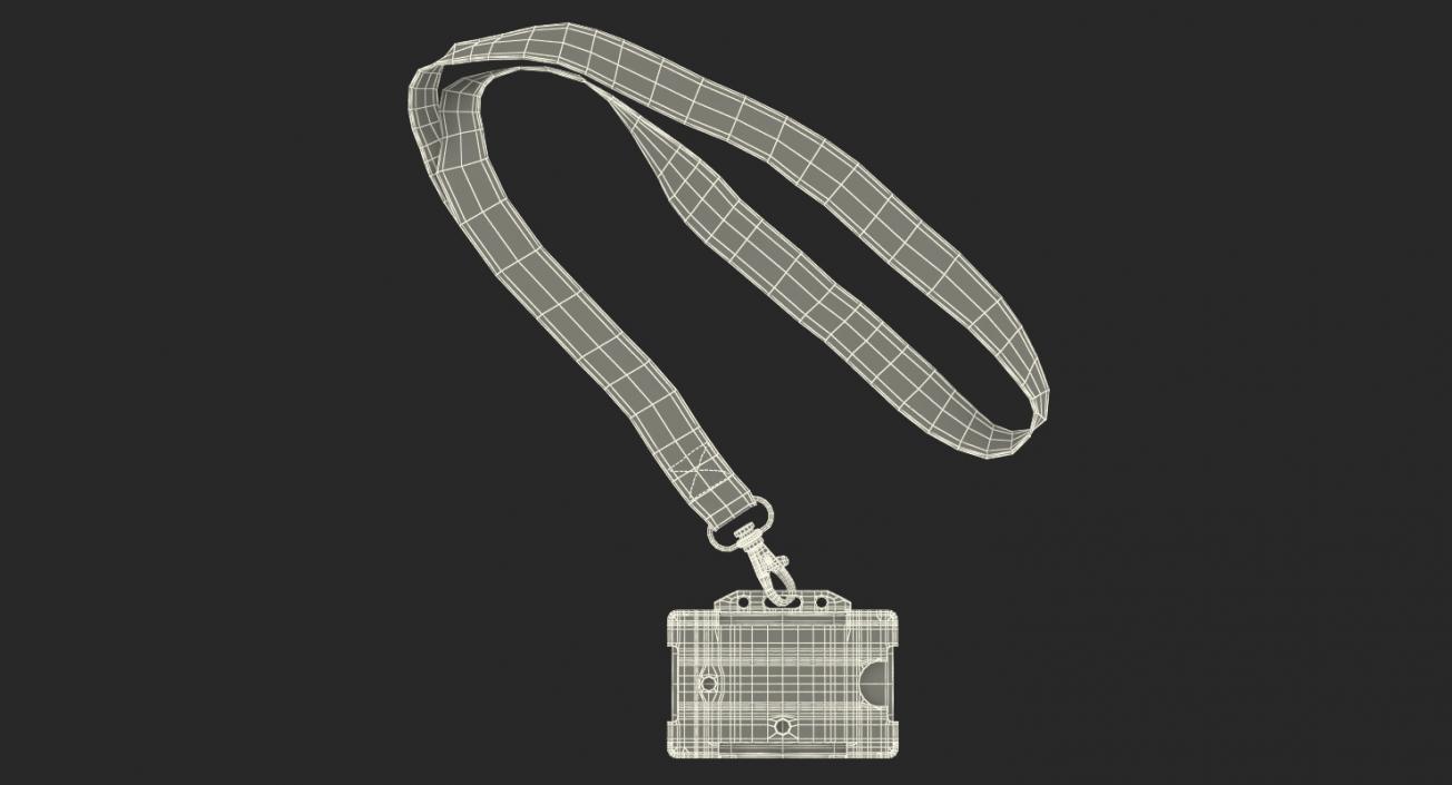 3D GoPro Lanyard with Plastic ID Card Holder