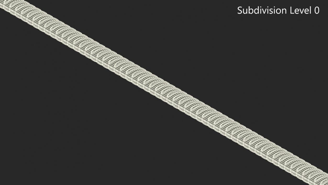 Rusty Reinforcing Steel Bar 3D