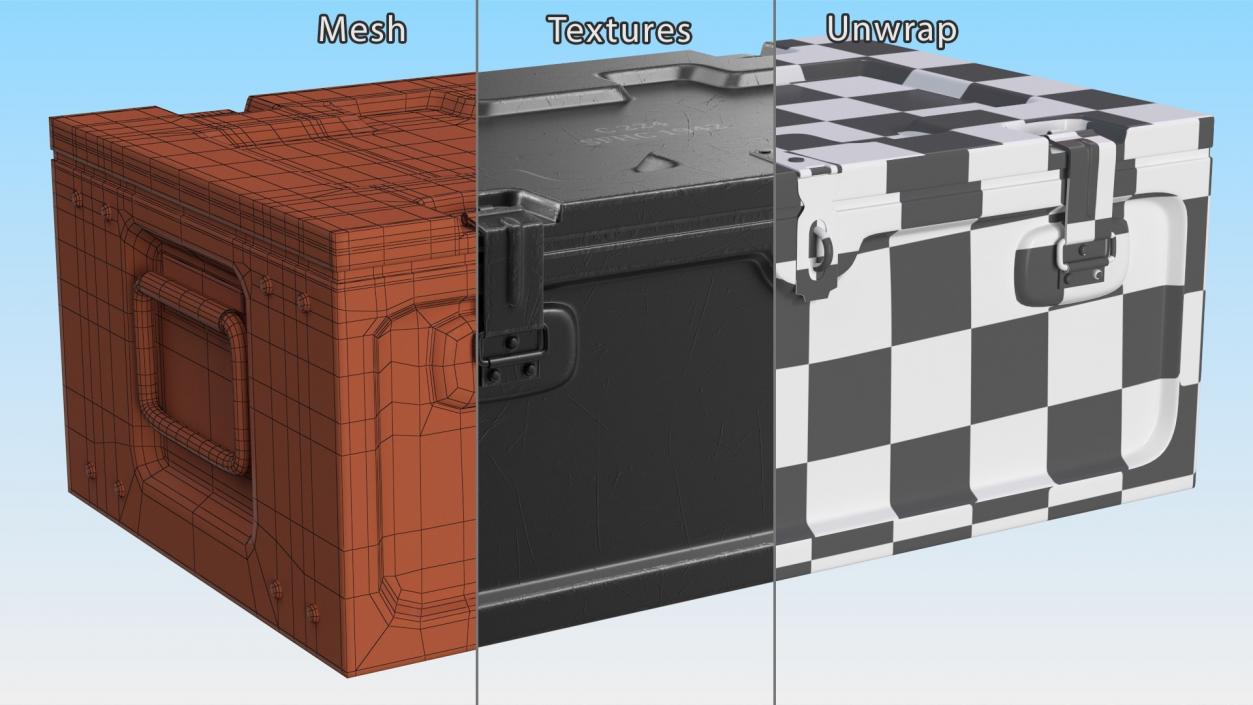 Ammo Crates Collection 3 3D model