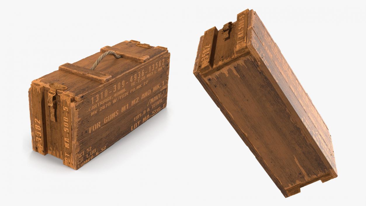 Ammo Crates Collection 3 3D model