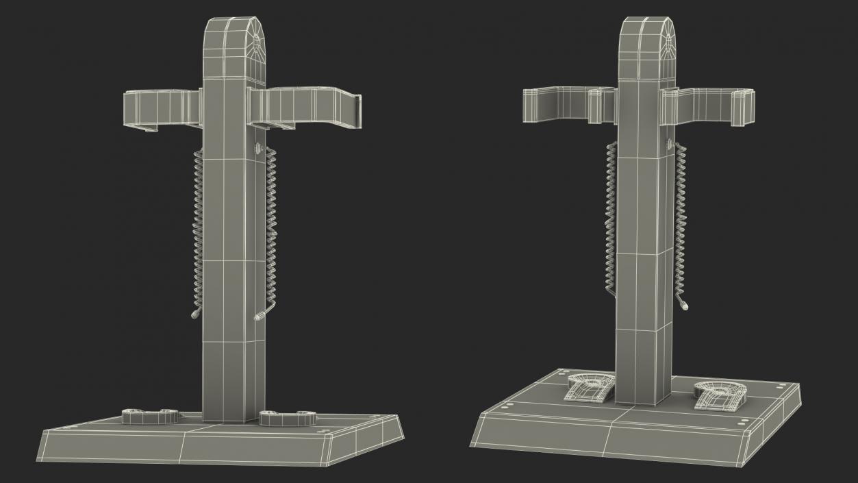 3D Electric Scooter Charging Docking Rack model