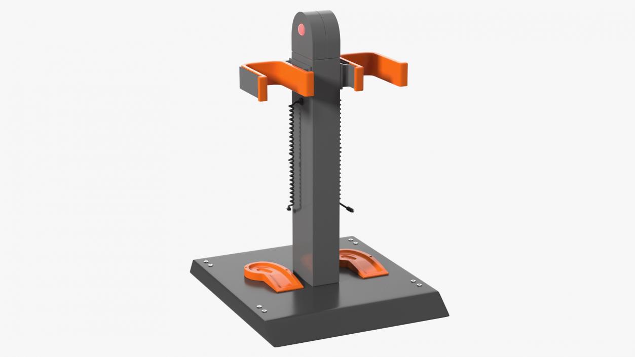 3D Electric Scooter Charging Docking Rack model