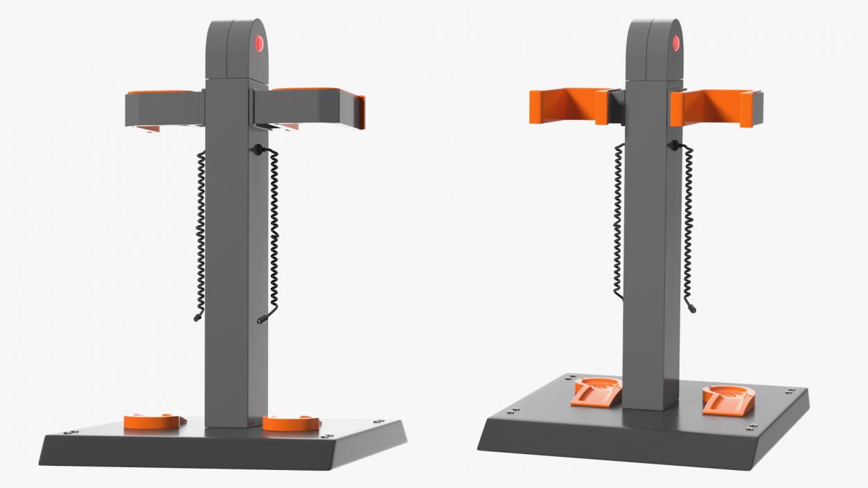 3D Electric Scooter Charging Docking Rack model