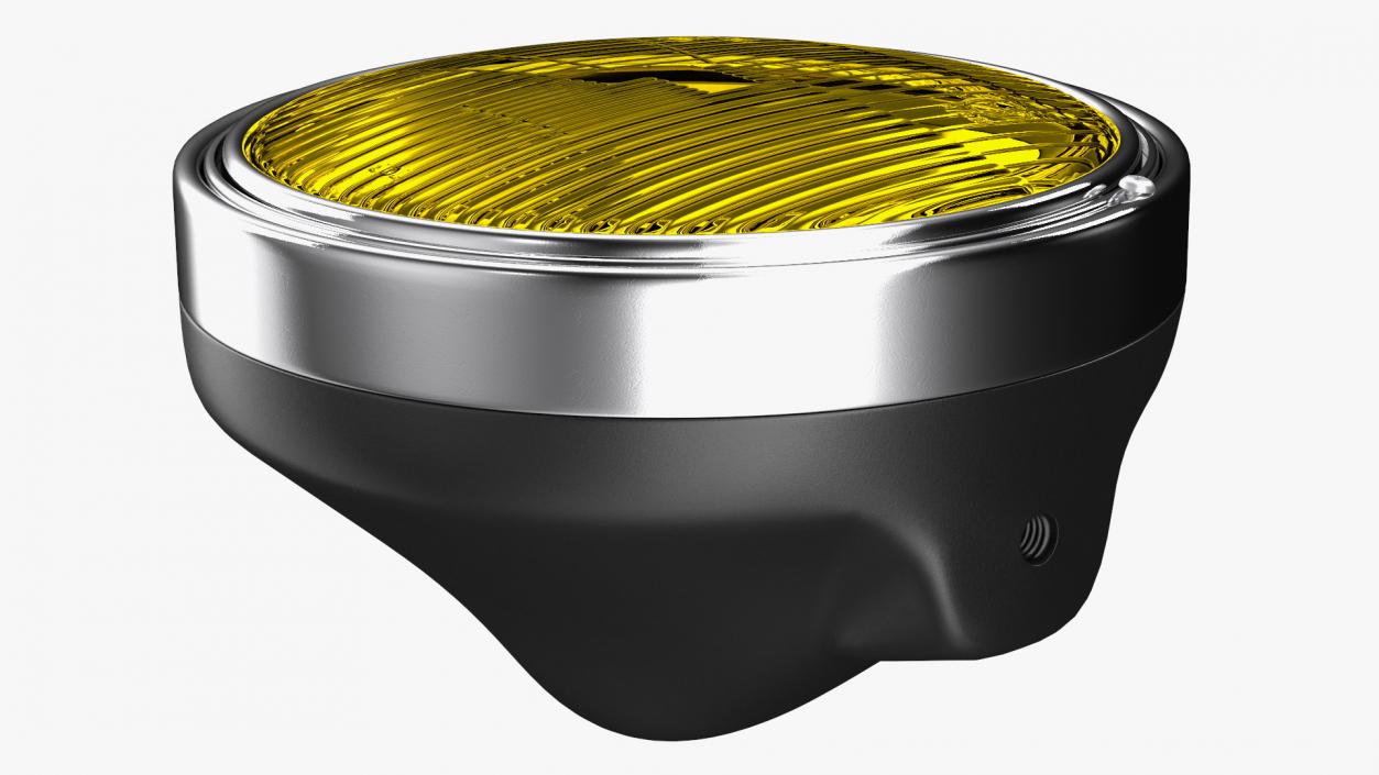 Motorcycle Headlight Yellow 2 3D model