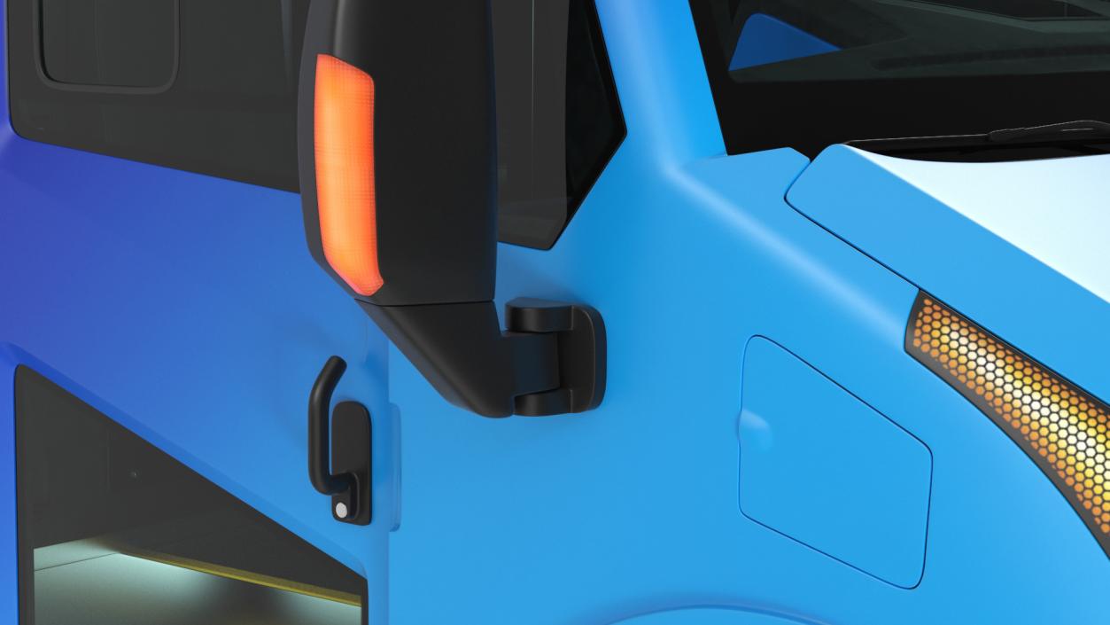 Electric Delivery Truck Blue Arc 3D