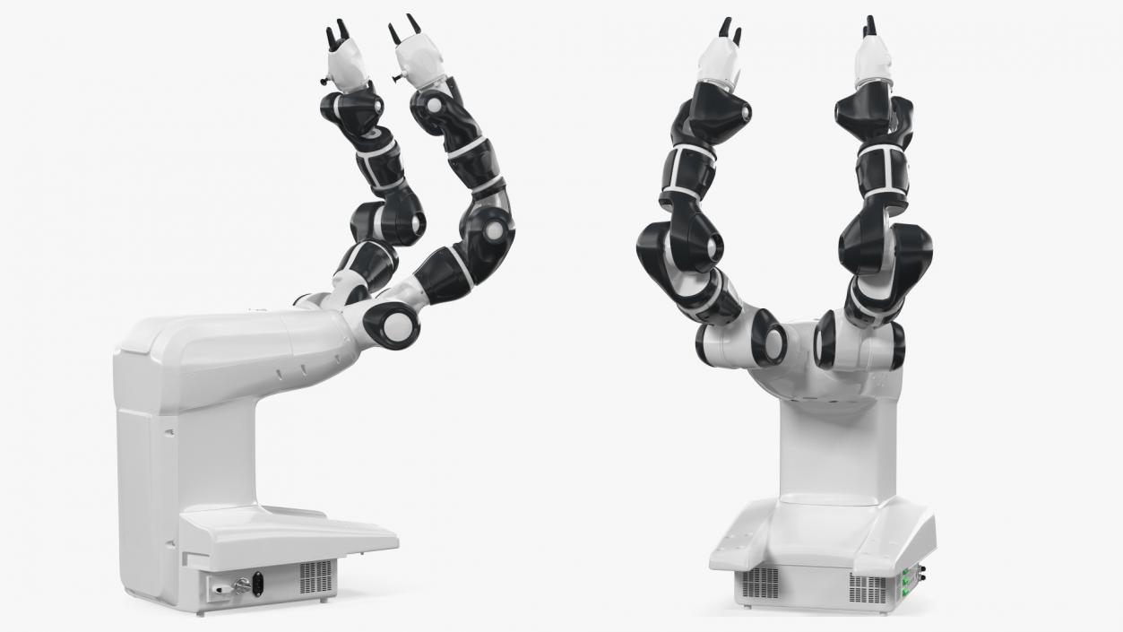 3D Dual Arm Collaborative Robot model