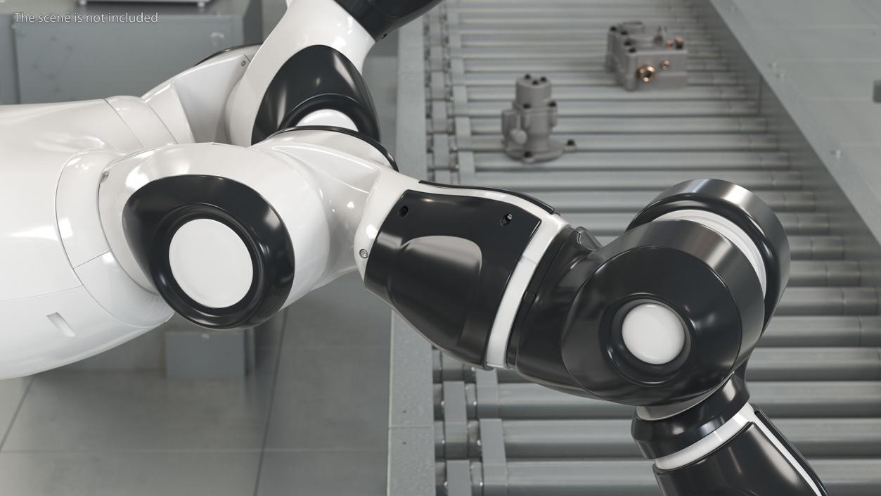 3D Dual Arm Collaborative Robot model