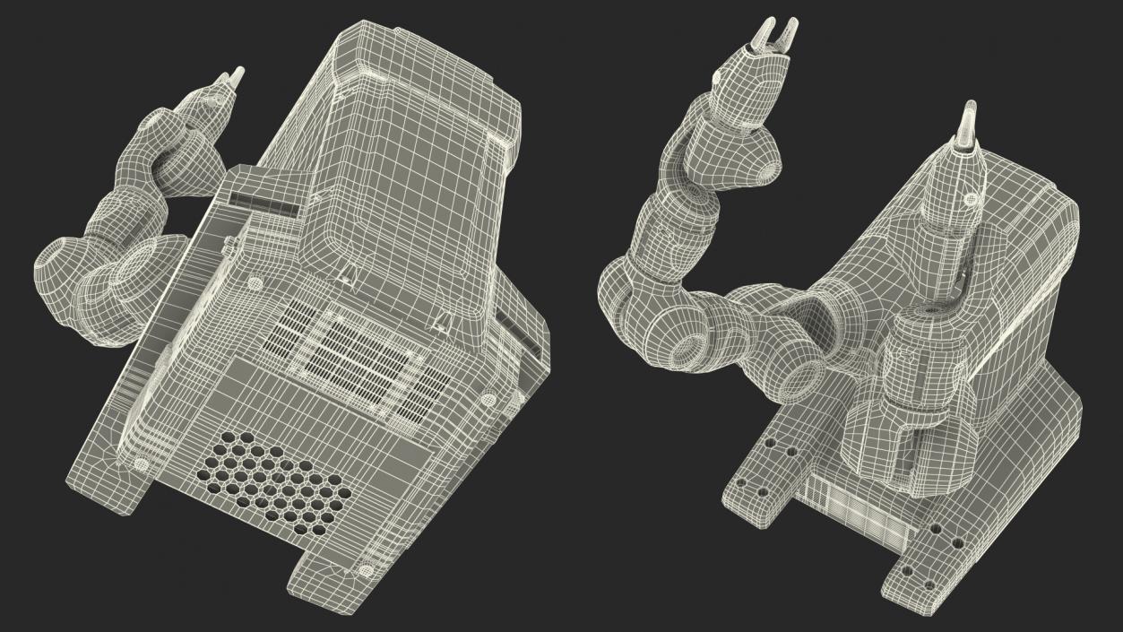 3D Dual Arm Collaborative Robot model