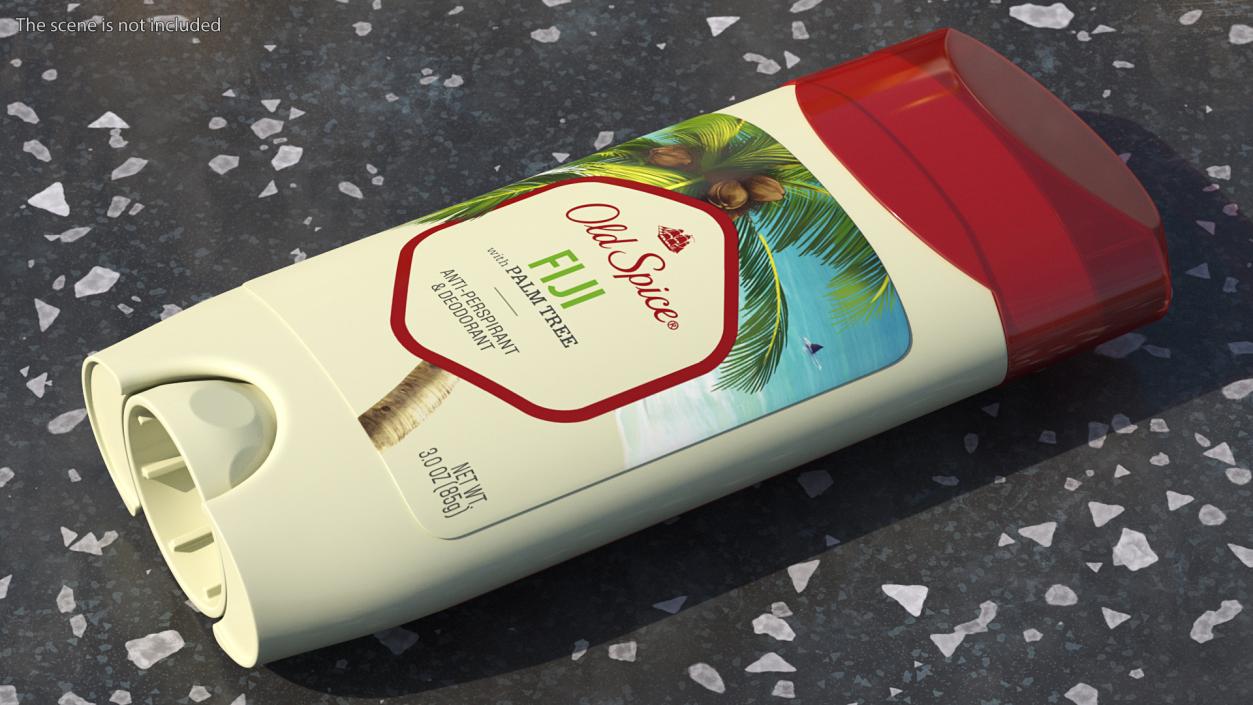 3D model Old Spice Invisible Solid Deodorant Fiji