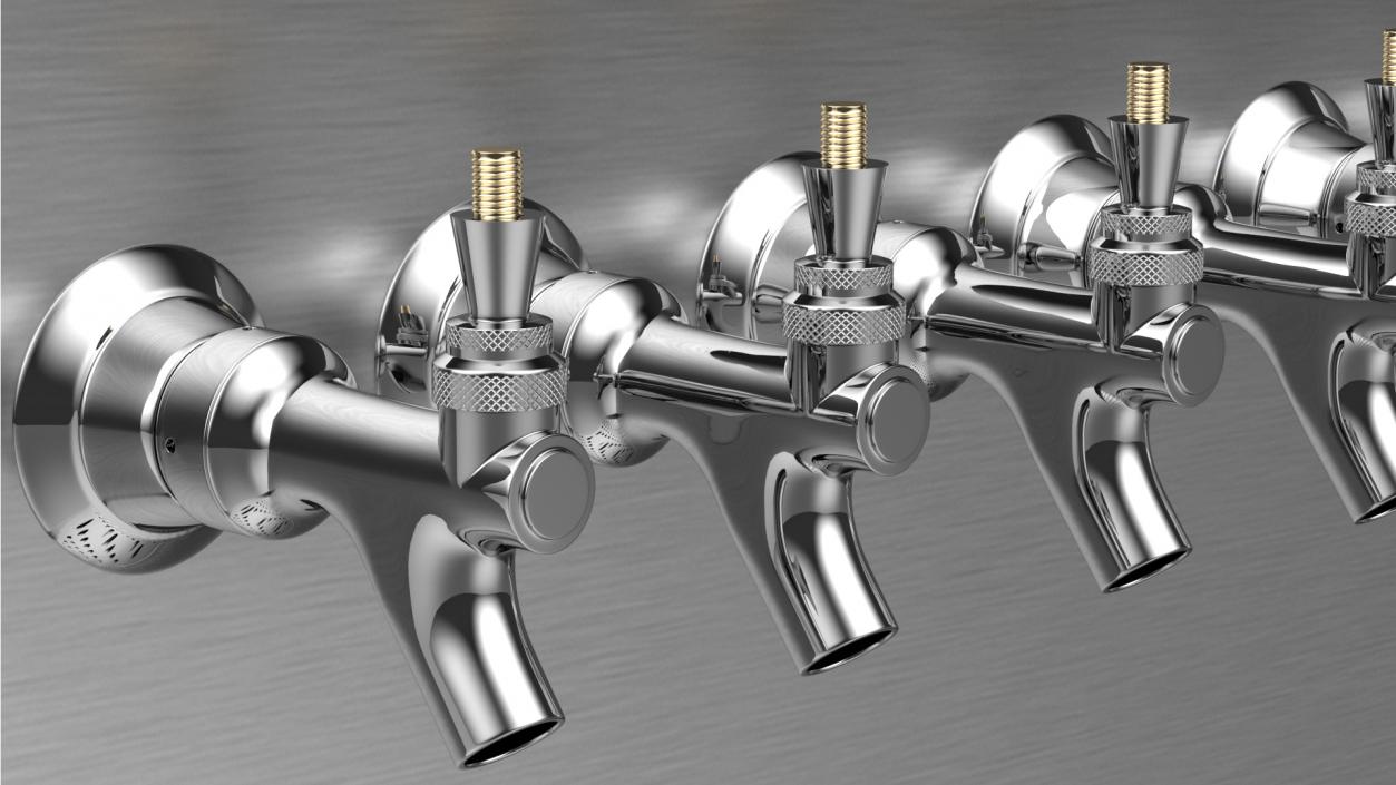 Wall Mount Beer Dispensers Collection 3D