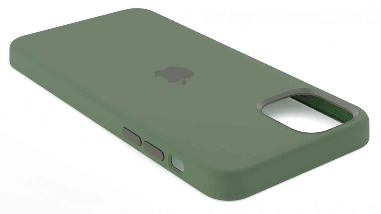 iPhone 12 Pro Max Silicone Case Cyprus Green 3D model