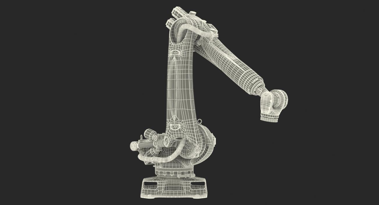 Kuka KR 210 R3100 Ultra Rigged for Maya 3D model