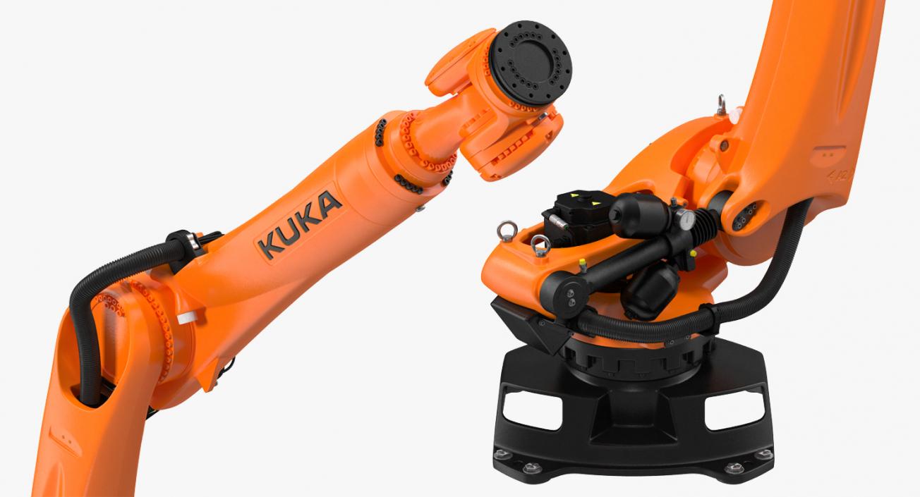 Kuka KR 210 R3100 Ultra Rigged for Maya 3D model